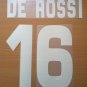 DE ROSSI 16 AS ROMA HOME 2008 2009 NAME NUMBER SET NAMESET KIT PRINT NUMBERING