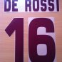 DE ROSSI 16 AS ROMA AWAY 2008 2009 NAME NUMBER SET NAMESET KIT PRINT NUMBERING