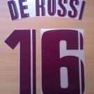 DE ROSSI 16 AS ROMA AWAY 2005 2006 NAME NUMBER SET NAMESET KIT PRINT NUMBERING