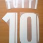 TOTTI 10 AS ROMA HOME 2005 2006 NAME NUMBER SET NAMESET KIT PRINT NUMBERING