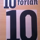 FORLAN 10 URUGUAY HOME WC 2010 NAME NUMBER SET NAMESET KIT PRINT NUMBERING