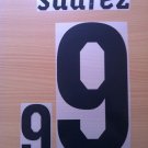 SUAREZ 9 URUGUAY HOME WC 2010 NAME NUMBER SET NAMESET KIT PRINT NUMBERING