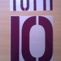 TOTTI 10 AS ROMA AWAY 2003 2004 NAME NUMBER SET NAMESET KIT PRINT NUMBERING