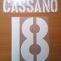 CASSANO 18 AS ROMA HOME 2003 2004 NAME NUMBER SET NAMESET KIT PRINT NUMBERING
