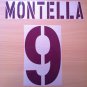 MONTELLA 9 AS ROMA AWAY 2003 2004 NAME NUMBER SET NAMESET KIT PRINT NUMBERING