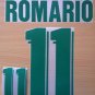 ROMARIO 11 BRAZIL HOME WC 1994 NAME NUMBER SET NAMESET KIT PRINT NUMBERING