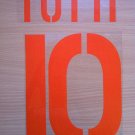 TOTTI 10 AS ROMA THIRD 2003 2004 NAME NUMBER SET NAMESET KIT PRINT NUMBERING