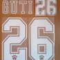 GUTI 26 REAL MADRID AWAY 1995 1996 NAME NUMBER SET NAMESET KIT PRINT RETRO