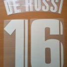 DE ROSSI 16 AS ROMA HOME 2005 2006 NAME NUMBER SET NAMESET KIT PRINT NUMBERING
