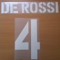 DE ROSSI 4 AS ROMA HOME 2003 2004 NAME NUMBER SET NAMESET KIT PRINT NUMBERING