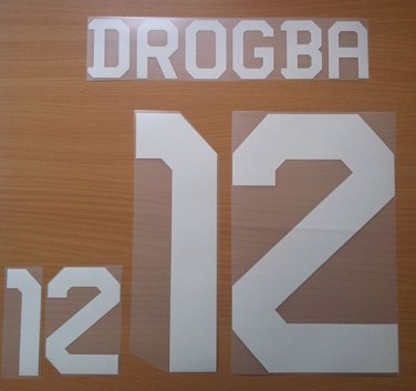 DROGBA 12 GALATASARAY HOME 2012 2013 NAME NUMBER SET NAMESET KIT PRINT NUMBERING