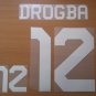 DROGBA 12 GALATASARAY HOME 2012 2013 NAME NUMBER SET NAMESET KIT PRINT NUMBERING