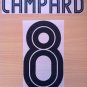 LAMPARD 8 CHELSEA AWAY UCL 2004 2006 NAME NUMBER SET NAMESET KIT PRINT