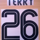 TERRY 26 CHELSEA AWAY UCL 2004 2006 NAME NUMBER SET NAMESET KIT PRINT