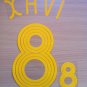 XAVI HERNANDEZ 8 SPAIN HOME WORLD CUP 2006 NAME NUMBER SET NAMESET KIT PRINT