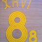 XAVI HERNANDEZ 8 SPAIN HOME WORLD CUP 2006 NAME NUMBER SET NAMESET KIT PRINT