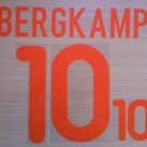 BERGKAMP 10 NETHERLANDS AWAY EURO 2000 NAME NUMBER SET NAMESET KIT PRINT HOLLAND