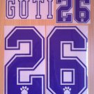 GUTI 26 REAL MADRID HOME 1995 1996 NAME NUMBER SET NAMESET KIT PRINT RETRO