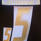 CANNAVARO 5 ITALY HOME WORLD CUP 2006 NAME NUMBER SET NAMESET KIT PRINT