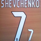 ANDRIY SHEVCHENKO 7 MILAN 2004 2007 NAME NUMBER SET NAMESET KIT PRINT NUMBERING