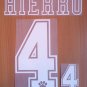 HIERRO 4 REAL MADRID AWAY 1992 1996 NAME NUMBER SET NAMESET KIT PRINT RETRO
