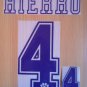 HIERRO 4 REAL MADRID HOME 1992 1996 NAME NUMBER SET NAMESET KIT PRINT RETRO