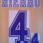 HIERRO 4 REAL MADRID HOME 1992 1996 NAME NUMBER SET NAMESET KIT PRINT RETRO