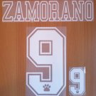 ZAMORANO 9 REAL MADRID AWAY 1992 1996 NAME NUMBER SET NAMESET KIT PRINT RETRO
