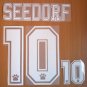 SEEDORF 10 REAL MADRID AWAY 1996 1998 NAME NUMBER SET NAMESET KIT PRINT RETRO