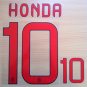 KEISUKE HONDA 10 AC MILAN AWAY 2013 2014 NAME NUMBER SET NAMESET KIT PRINT