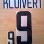 KLUIVERT 9 NETHERLANDS HOME 2002 2004 NAME NUMBER SET NAMESET KIT PRINT HOLLAND