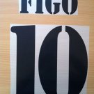 LUIS FIGO 10 REAL MADRID HOME 2001 2002 NAME NUMBER SET NAMESET KIT PRINT
