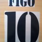 LUIS FIGO 10 REAL MADRID HOME 2001 2002 NAME NUMBER SET NAMESET KIT PRINT