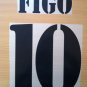 LUIS FIGO 10 REAL MADRID HOME 2001 2002 NAME NUMBER SET NAMESET KIT PRINT
