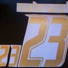 MATERAZZI 23 ITALY HOME WORLD CUP 2006 NAME NUMBER SET NAMESET KIT PRINT