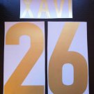 XAVI 26 BARCELONA HOME CENTENARY 1999 2000 NAME NUMBER SET NAMESET KIT PRINT