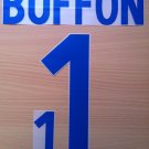 BUFFON 1 ITALY AWAY WORLD CUP 2002 NAME NUMBER SET NAMESET KIT PRINT NUMBERING