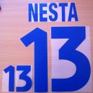 NESTA 13 ITALY AWAY EURO 2000 NAME NUMBER SET NAMESET KIT PRINT NUMBERING