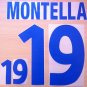 MONTELLA 19 ITALY AWAY EURO 2000 NAME NUMBER SET NAMESET KIT PRINT NUMBERING