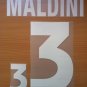 MALDINI 3 ITALY HOME EURO 2000 NAME NUMBER SET NAMESET KIT PRINT NUMBERING
