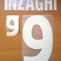 INZAGHI 9 ITALY HOME EURO 2000 NAME NUMBER SET NAMESET KIT PRINT NUMBERING