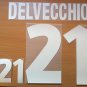 DELVECCHIO 21 ITALY HOME EURO 2000 NAME NUMBER SET NAMESET KIT PRINT NUMBERING