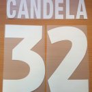 CANDELA 32 AS ROMA HOME 2000 2002 NAME NUMBER SET NAMESET KIT PRINT NUMBERING