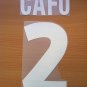 CAFU 2 AS ROMA HOME 2000 2002 NAME NUMBER SET NAMESET KIT PRINT NUMBERING