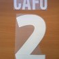 CAFU 2 AS ROMA HOME 2000 2002 NAME NUMBER SET NAMESET KIT PRINT NUMBERING