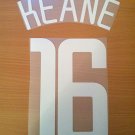 KEANE 16 MANCHESTER UNITED HOME UCL 2002 2004 NAME NUMBER SET NAMESET KIT PRINT
