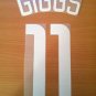 GIGGS 11 MANCHESTER UNITED HOME UCL 2002 2004 NAME NUMBER SET NAMESET KIT PRINT