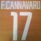 CANNAVARO 17 INTERNAZIONALE HOME 2002 2004 NAME NUMBER SET NAMESET KIT PRINT
