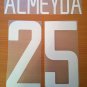 ALMEYDA 25 INTERNAZIONALE HOME 2002 2004 NAME NUMBER SET NAMESET KIT PRINT