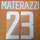 MATERAZZI 23 INTERNAZIONALE HOME 2002 2004 NAME NUMBER SET NAMESET KIT PRINT